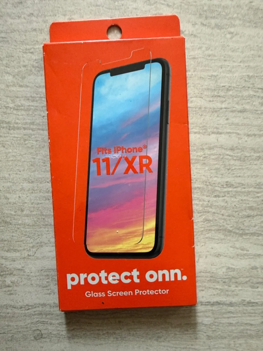 On Running Glass Screen Protector - Red Packaging with Clear Protector